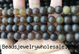 CAR219 15.5 inches 9mm round natural amber beads wholesale