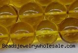 CAR566 15.5 inches 13mm - 14mm round natural amber beads wholesale