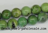 CAU04 round australia chrysoprase 12mm gemstone beads Wholesale