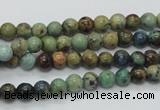 CAZ07 15.5 inches 6mm round natural azurite gemstone beads