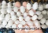 CBBS215 Top drilled 7*16mm - 11*25mm hexahedral prism moonstone beads wholesale