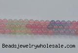 CBC422 15.5 inches 8mm round mixed chalcedony beads wholesale