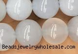 CBC733 15.5 inches 10mm round blue chalcedony beads wholesale