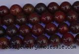 CBD350 15.5 inches 4mm round poppy jasper beads wholesale