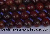 CBD351 15.5 inches 6mm round poppy jasper beads wholesale