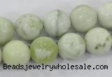 CBJ206 15.5 inches 14mm round butter jade beads wholesale