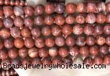 CBJ391 15.5 inches 8mm round brecciated jasper beads wholesale