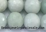 CBJ683 15 inches 10mm faceted round jade gemstone beads