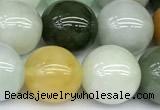 CBJ692 15 inches 10mm round jade gemstone beads