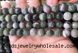 CBJ708 15.5 inches 10mm round green jade beads wholesale