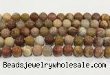 CBJ744 15.5 inches 12mm round petrified wood jade gemstone beads wholesale