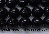 CBQ503 15.5 inches 10mm round natural black quartz beads