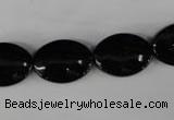 CBS250 15.5 inches 13*18mm oval blackstone beads wholesale