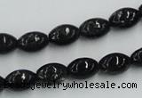 CBT05 16 inches 8*12mm rice natural biotite beads wholesale