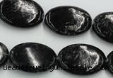 CBT10 16 inches 18*25mm oval natural biotite beads wholesale