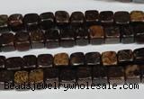 CBZ205 15.5 inches 6*6mm cube bronzite gemstone beads