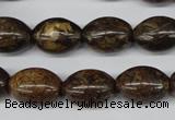 CBZ408 15.5 inches 12*16mm rice bronzite gemstone beads