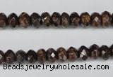 CBZ91 15.5 inches 5*8mm faceted rondelle bronzite gemstone beads