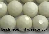 CCB1212 15 inches 10mm faceted round ivory jasper beads