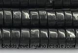 CCB1220 15 inches 3*8mm heishi shungite gemstone beads