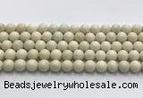 CCB823 15.5 inches 10mm round ivory jasper gemstone beads wholesale