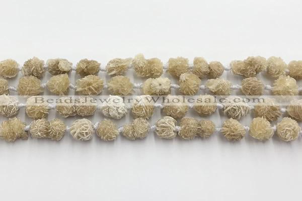 CCB950 15.5 inches 10mm - 15mm nugget desert rose crystal beads