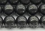 CCB966 15 inches 8mm round shungite gemstone beads wholesale