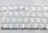 CCBS17 15 inches 16mm faceted square white crystal beads wholesale CCBS17 15 inches 16mm faceted square white crystal beads wholesale