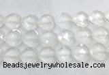 CCBS31 15 inches 20mm faceted heart white crystal beads wholesale CCBS31 15 inches 20mm faceted heart white crystal beads wholesale