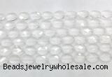 CCBS40 15 inches 10*14mm faceted oval white crystal beads wholesale CCBS40 15 inches 10*14mm faceted oval white crystal beads wholesale