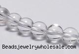 CCC02 15 inches 8mm round white crystal beads Wholesale