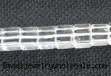 CCC260 15.5 inches 8*8mm cube grade A natural white crystal beads