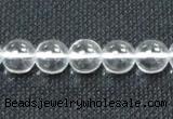 CCC280 15.5 inches 14mm round A grade natural white crystal beads