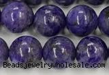 CCG311 15.5 inches 8mm round dyed charoite beads wholesale