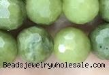 CCJ372 15.5 inches 10mm faceted round China jade beads wholesale