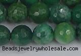 CCJ414 15.5 inches 12mm faceted round west African jade beads