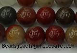 CCJ454 15.5 inches 12mm round colorful jasper beads wholesale
