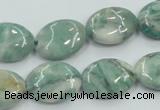 CCJ50 15.5 inches 13*18mm oval African jade gemstone beads