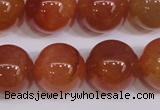 CCL08 15 inches 18mm round carnelian gemstone beads wholesale