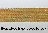 CCR377 15.5 inches 4.5-5mm round citrine gemstone beads wholesale