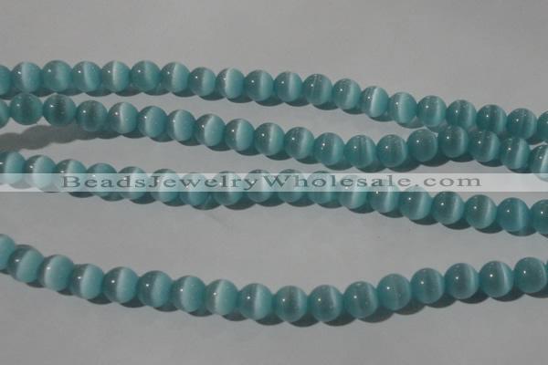 CCT1348 15 inches 6mm round cats eye beads wholesale