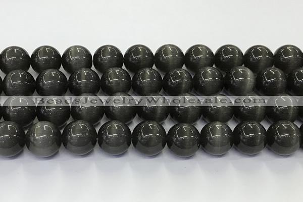 CCT1474 15 inches 14mm round cats eye beads