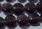 CCT491 15 inches 8mm flat round cats eye beads wholesale CCT491 15 inches 8mm flat round cats eye beads wholesale