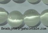 CCT510 15 inches 10mm flat round cats eye beads wholesale CCT510 15 inches 10mm flat round cats eye beads wholesale