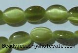 CCT646 15 inches 6*8mm oval cats eye beads wholesale CCT646 15 inches 6*8mm oval cats eye beads wholesale