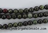 CDB250 15.5 inches 6mm round natural dragon blood jasper beads