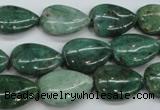 CDB33 15.5 inches 13*18mm flat teardrop new dragon blood jasper beads