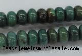 CDB39 15.5 inches 6*10mm rondelle new dragon blood jasper beads