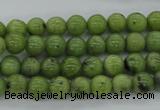 CDJ138 15.5 inches 5mm round Canadian jade beads wholesale