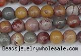 CDJ401 15.5 inches 6mm round sonoran dendritic jasper beads